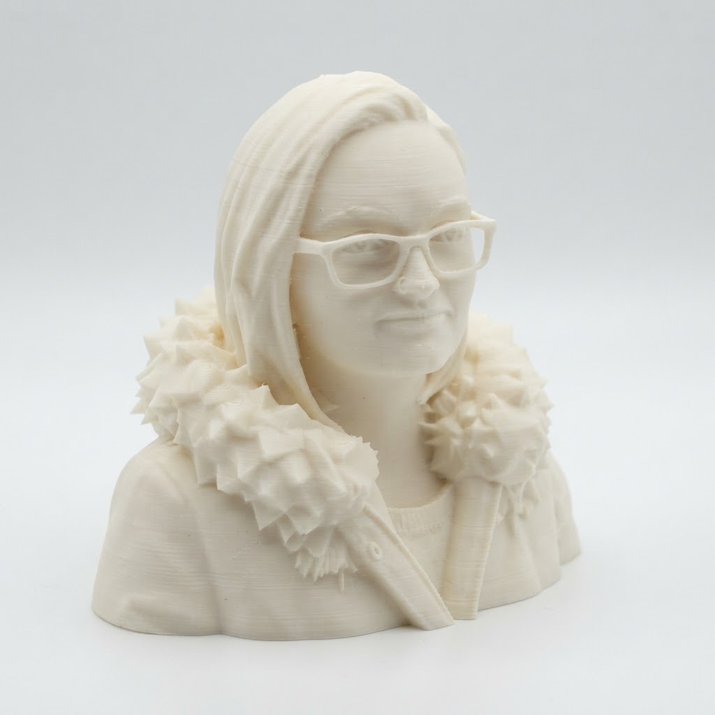 Woman with Glasses Bust free 3D printable STL
