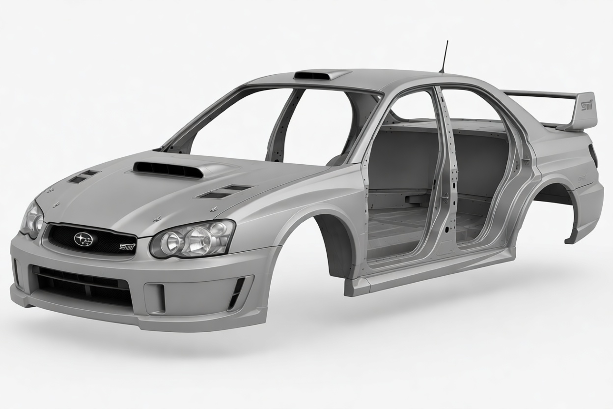 Subaru Impreza WRX STI Body free 3D printable STL