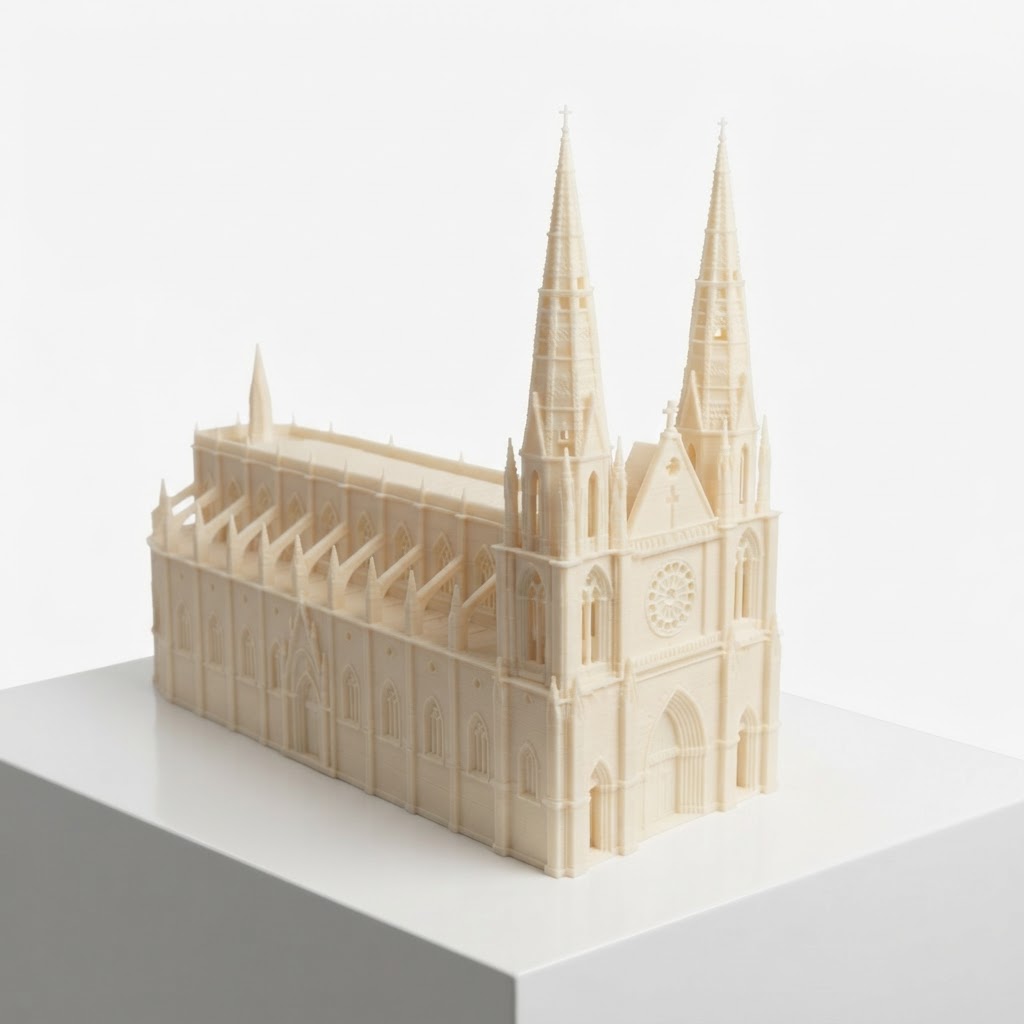 Notre-Dame Cathedral Model free 3D printable STL