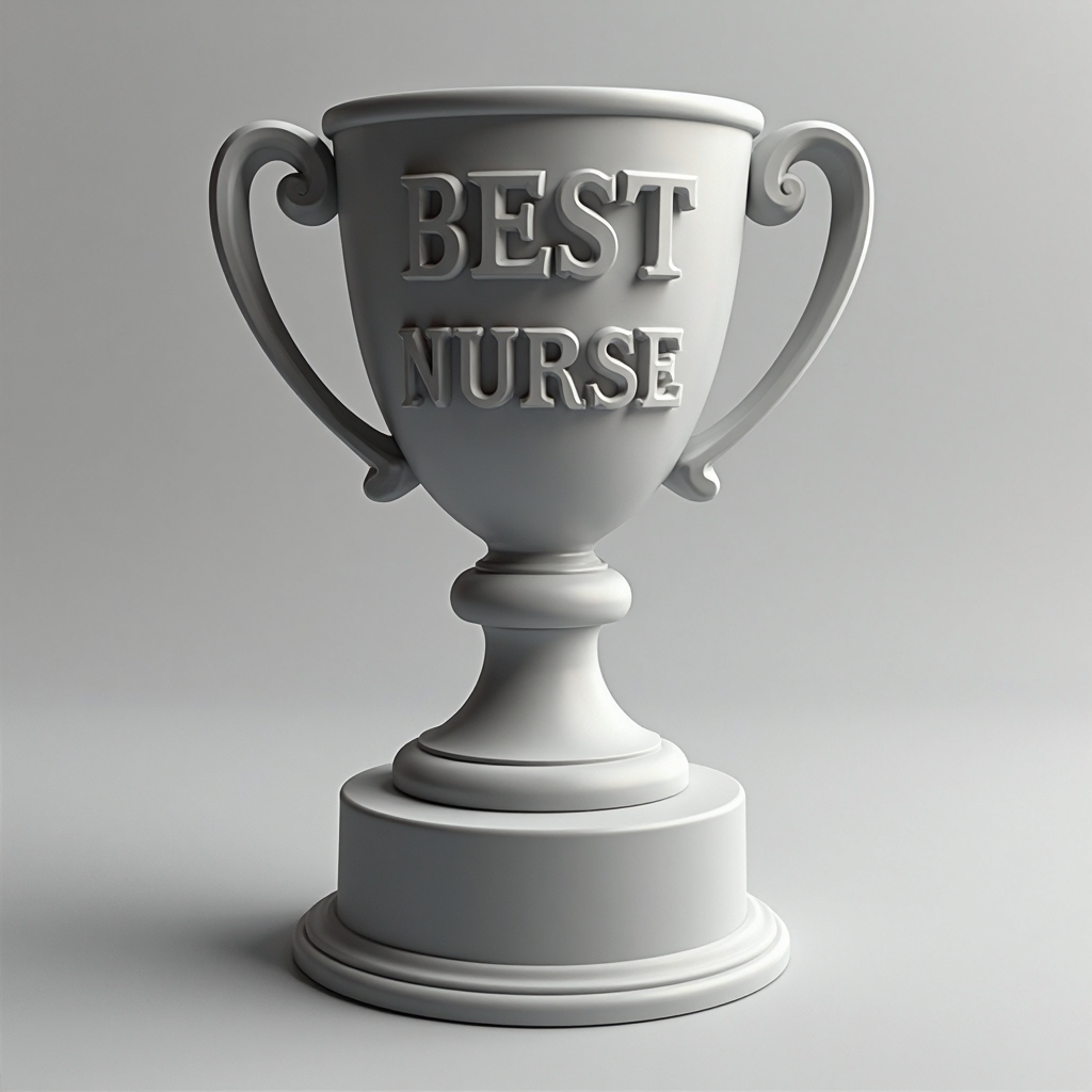 Best Nurse Trophy Cup free 3D printable STL