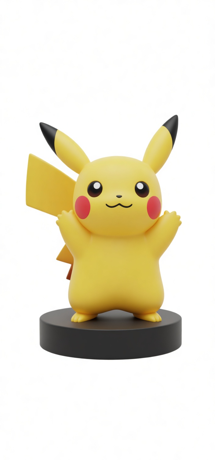 Pikachu Figurine free 3D printable STL