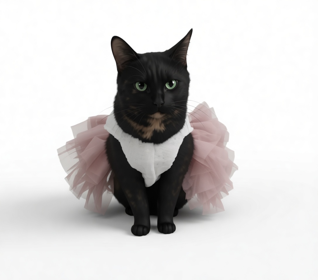 Black Tortoiseshell Cat Figurine free 3D printable STL