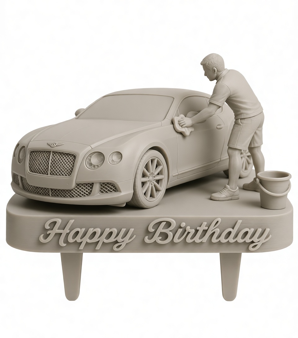 Bentley Continental GT Figurine free 3D printable STL