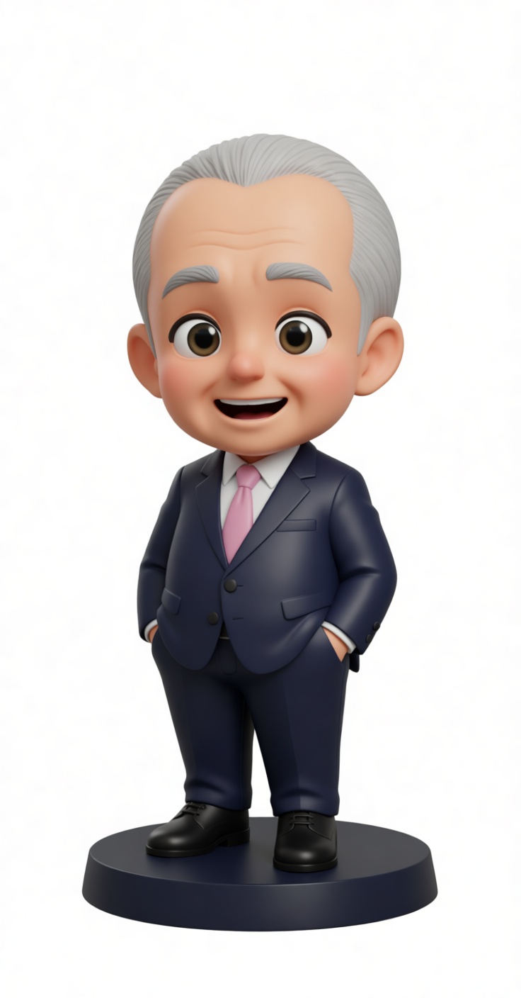 Senior Businessman Figurine free 3D printable STL