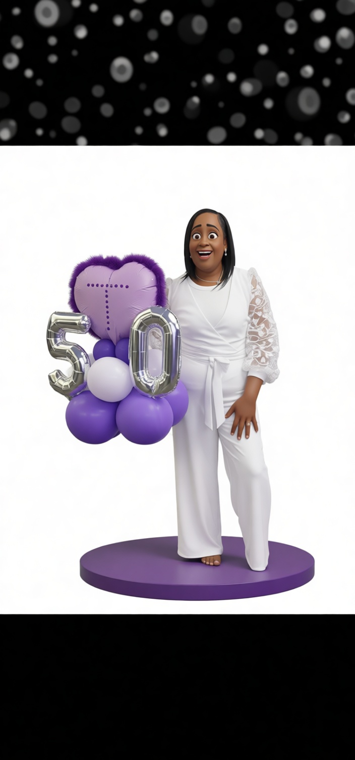 50th Birthday Celebration Figurine free 3D printable STL