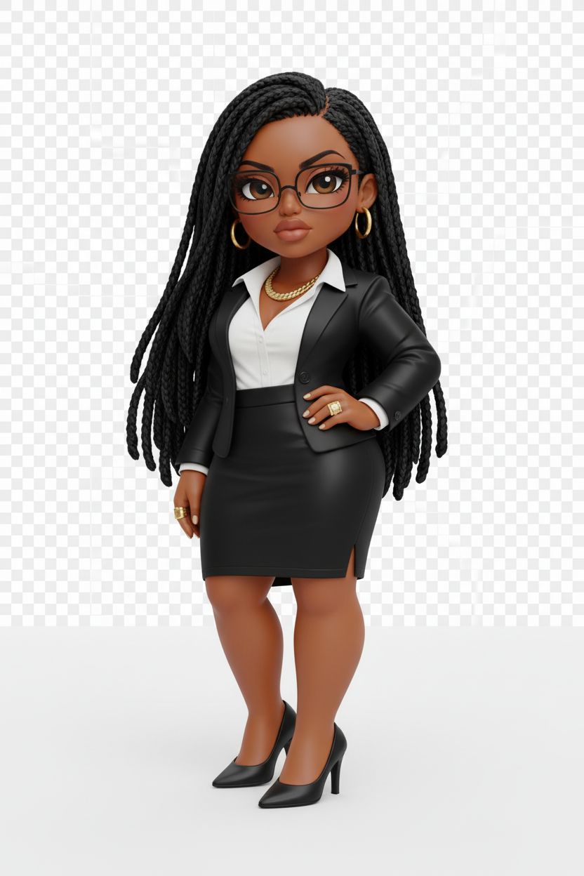 Businesswoman Figurine free 3D printable STL