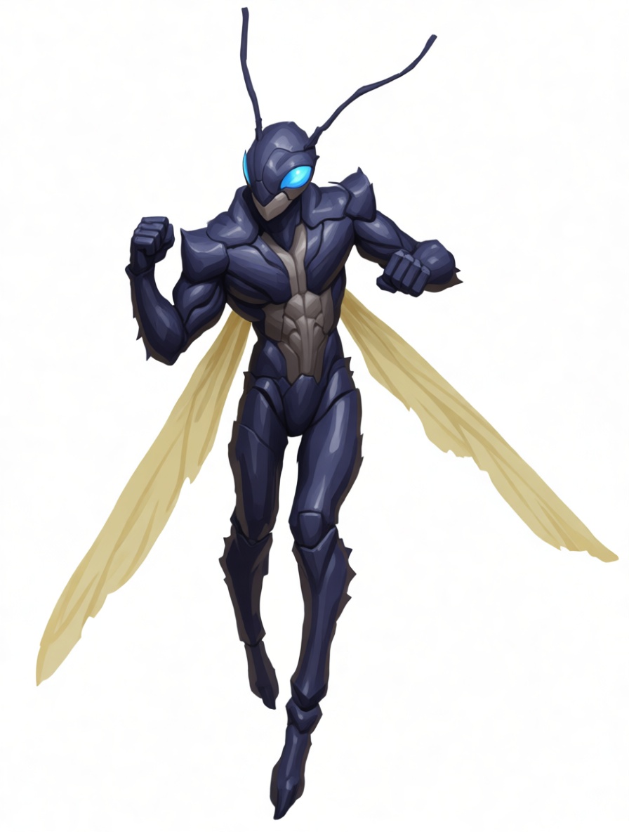 Wasp Warrior Figurine free 3D printable STL