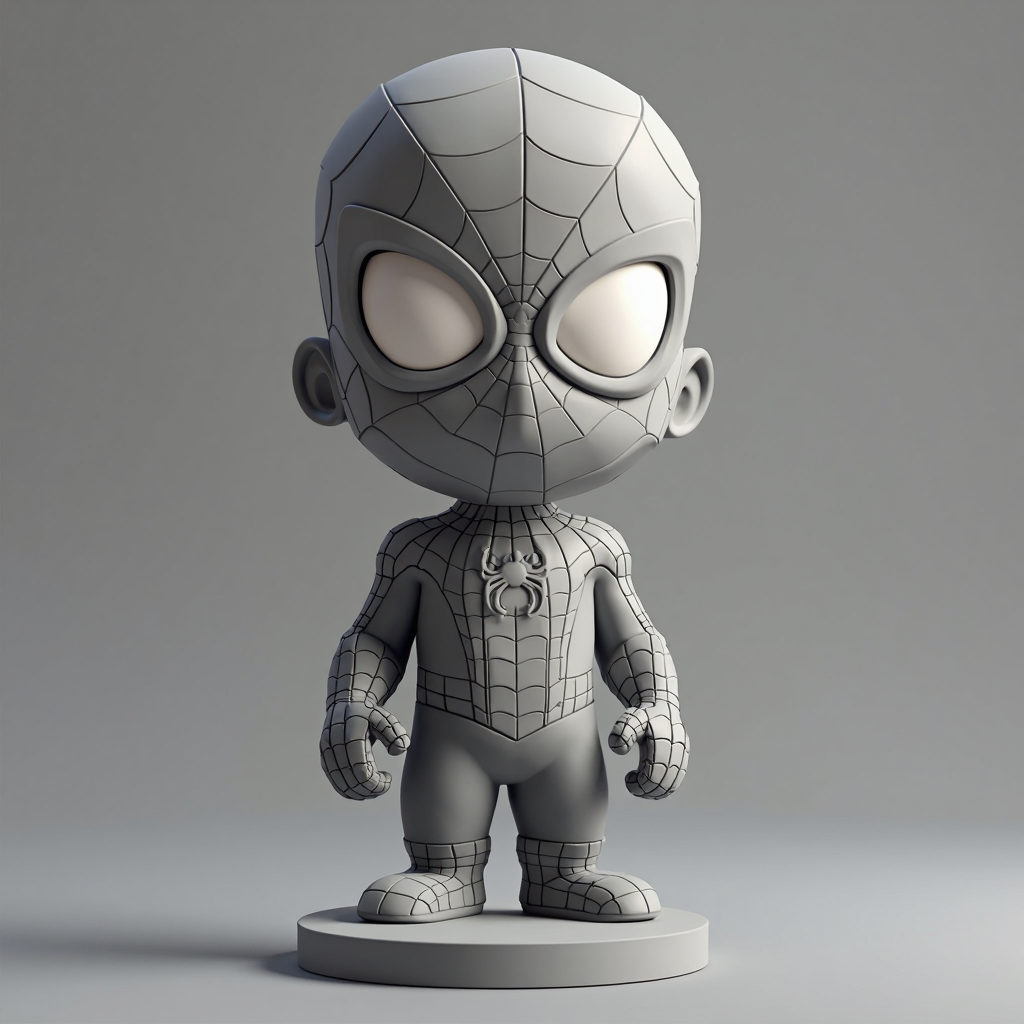 Baby Spider-Man Figurine free 3D printable STL