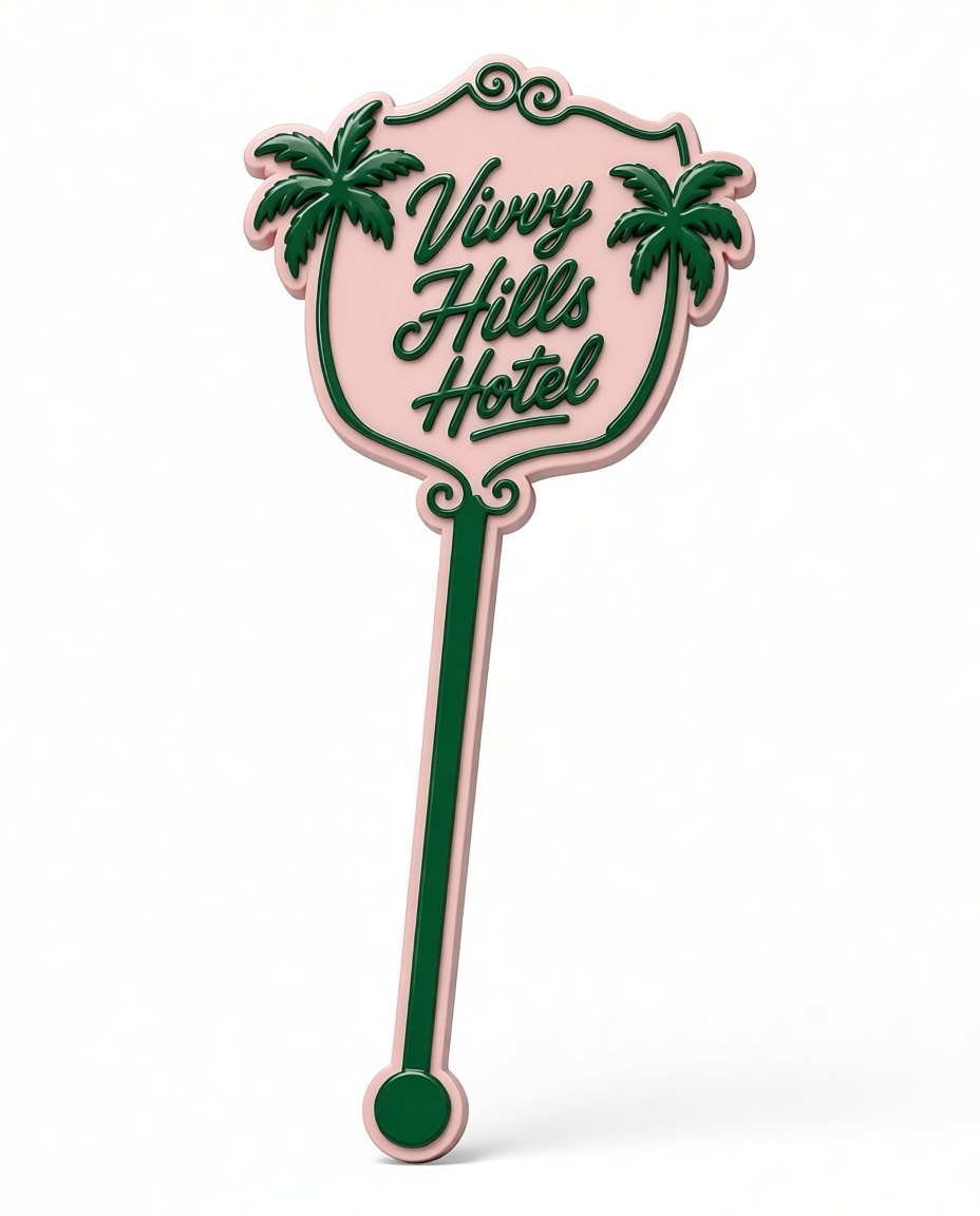 Vivy Hills Hotel Sign free 3D printable STL