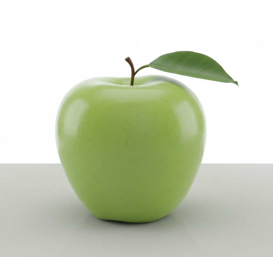 Granny Smith Apple Model free 3D printable STL