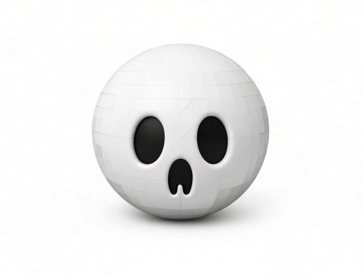 Skull Emoji Sphere free 3D printable STL