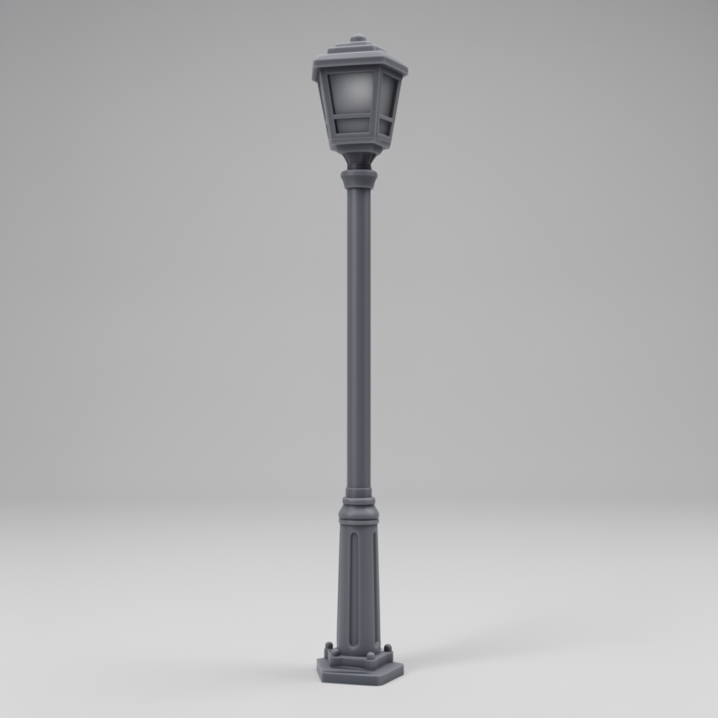 Victorian Light Post free 3D printable STL