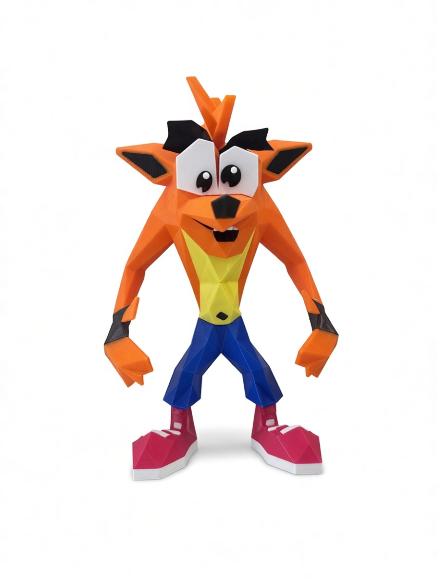 Crash Bandicoot Figurine free 3D printable STL