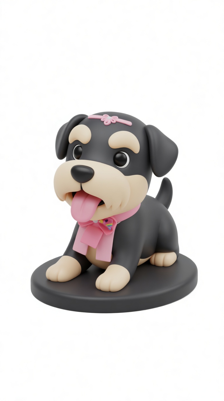 Dachshund Puppy Figurine free 3D printable STL