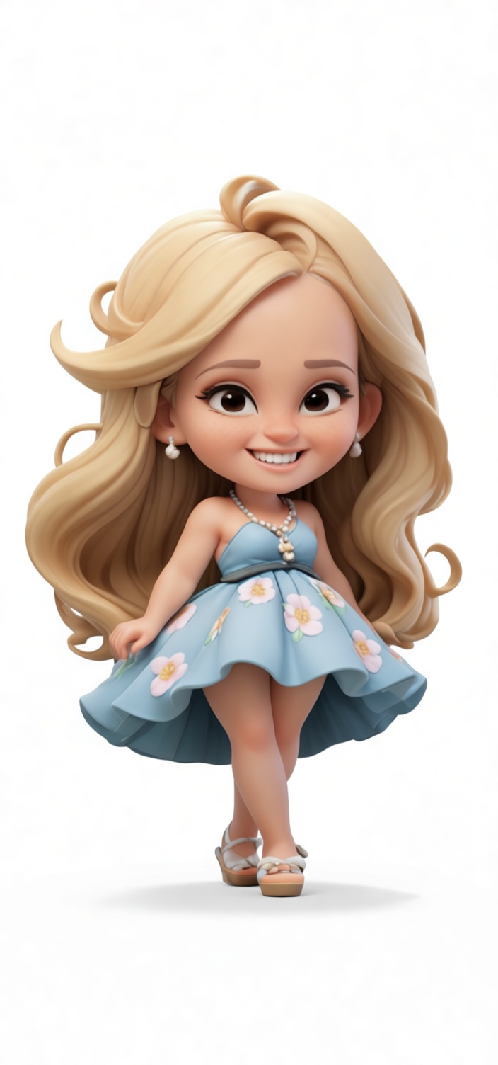 Cute Girl Figurine free 3D printable STL