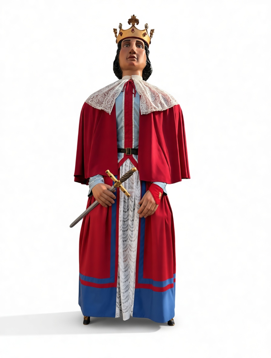 Medieval King Figurine free 3D printable STL