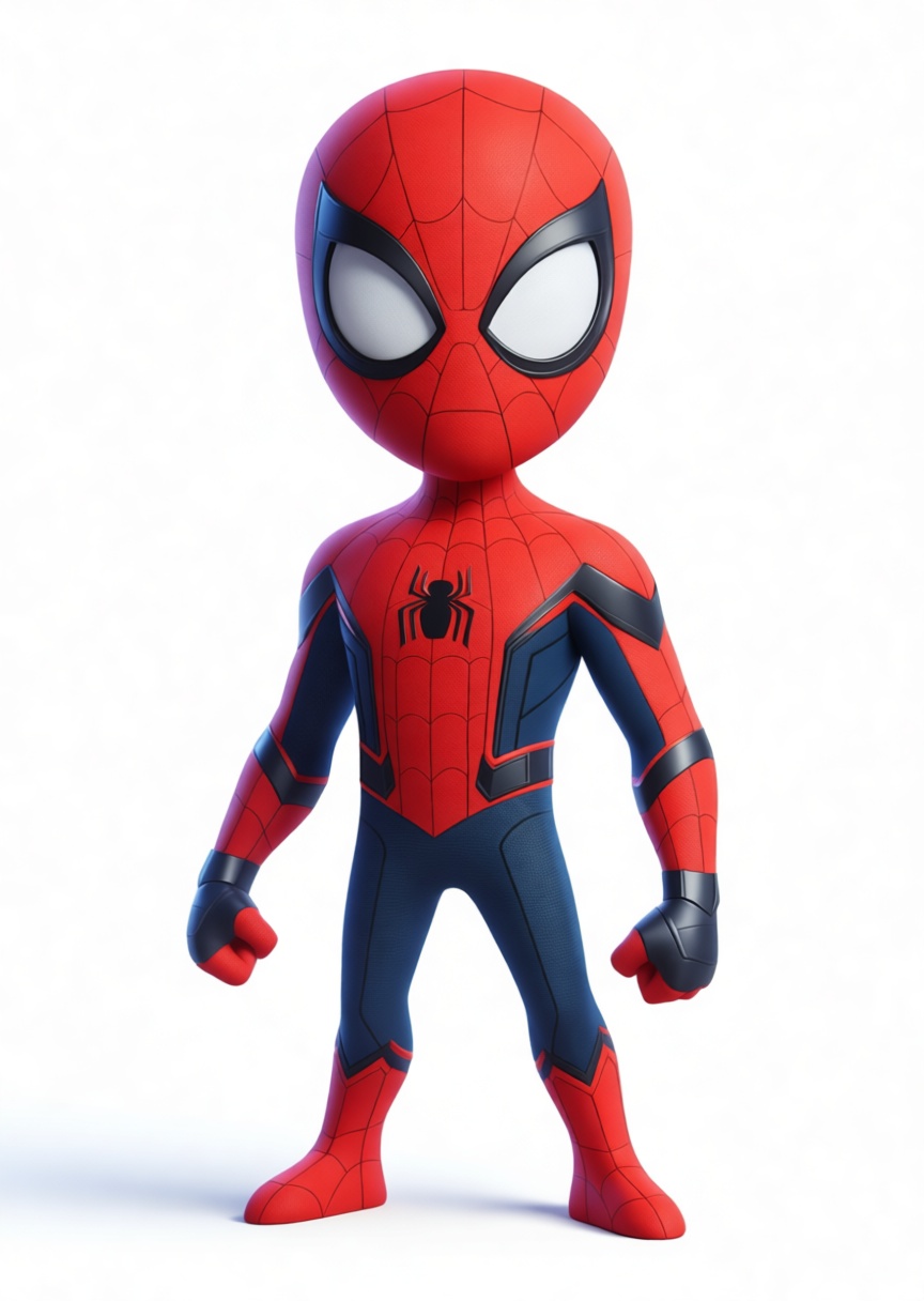Spider-Man Stylized Figurine free 3D printable STL