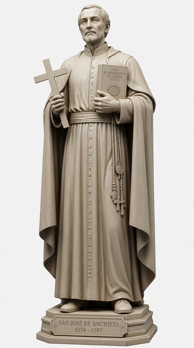 São José de Anchieta Statue free 3D printable STL