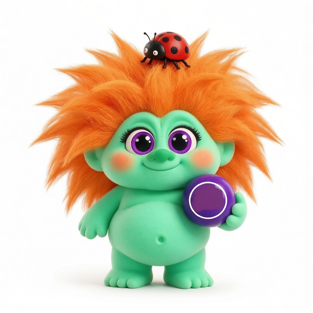 Troll Doll Figurine free 3D printable STL