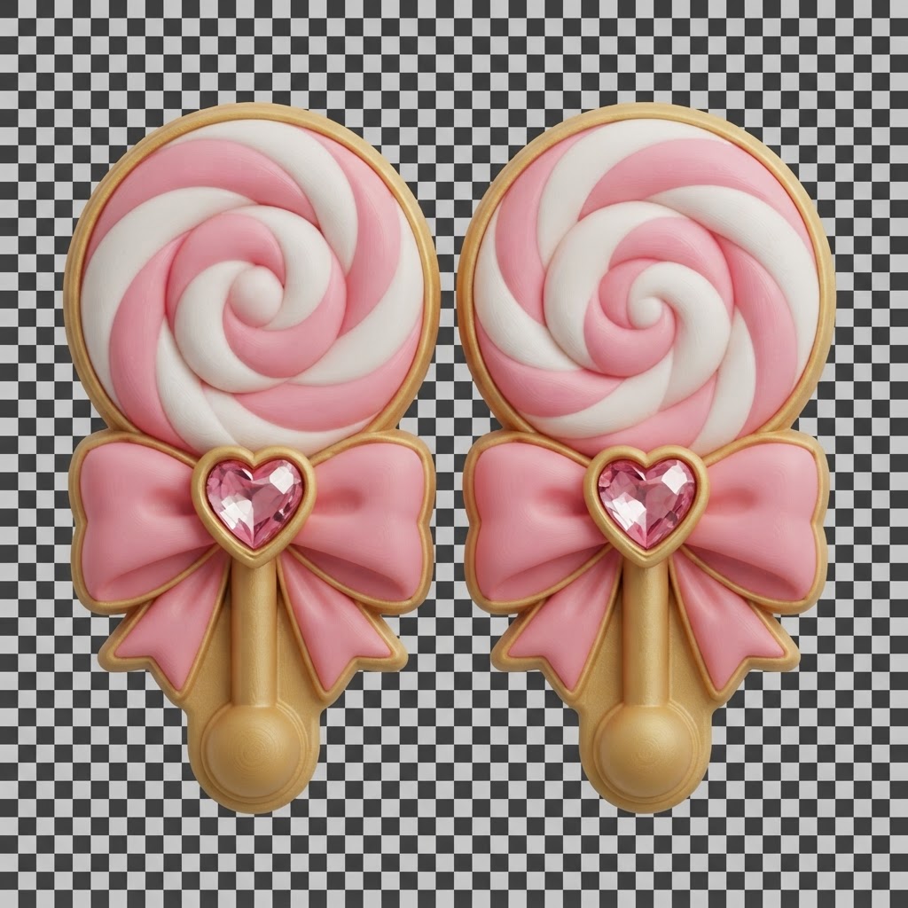 Lollipop Hairpin Pair free 3D printable STL