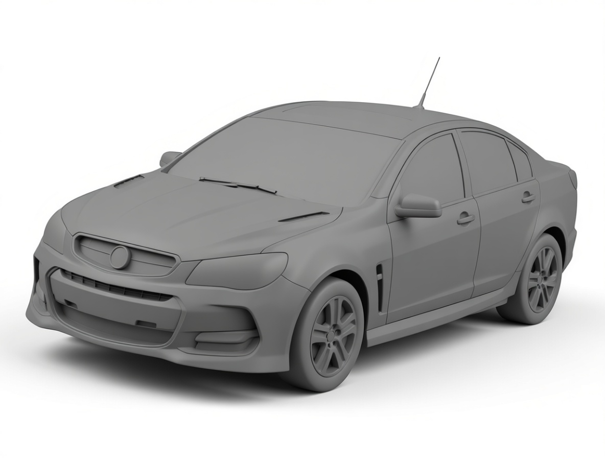 Sedan Car Model free 3D printable STL