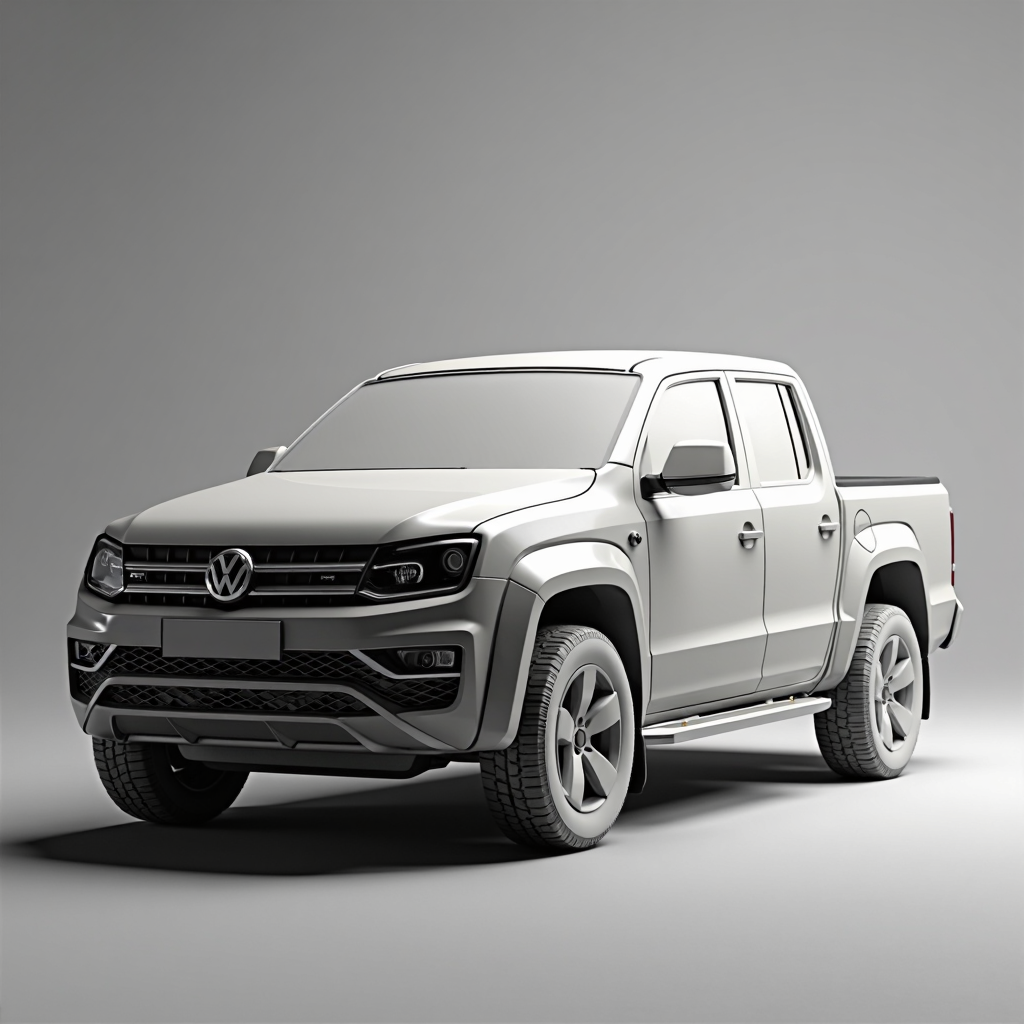 Volkswagen Amarok V6 Model free 3D printable STL