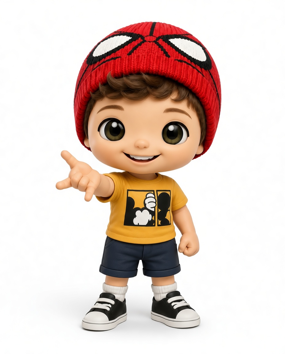 Spiderman Kid Figurine free 3D printable STL