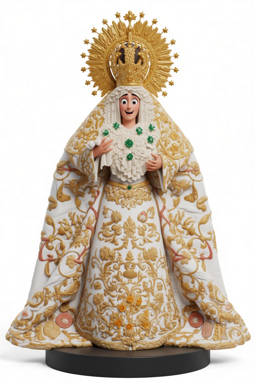 Virgin of Guadalupe Figurine free 3D printable STL