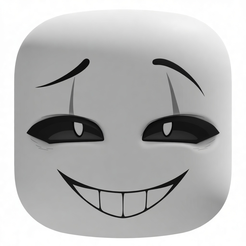 Smiling Face Emoticon Figurine free 3D printable STL