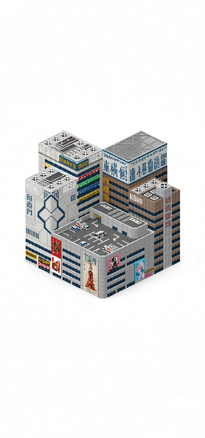 Tokyo City Building Model free 3D printable STL