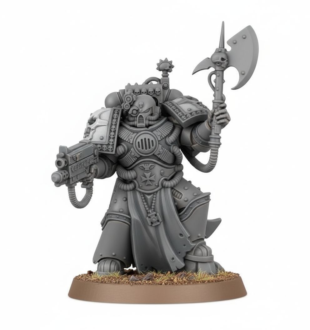 Space Marine Miniature free 3D printable STL