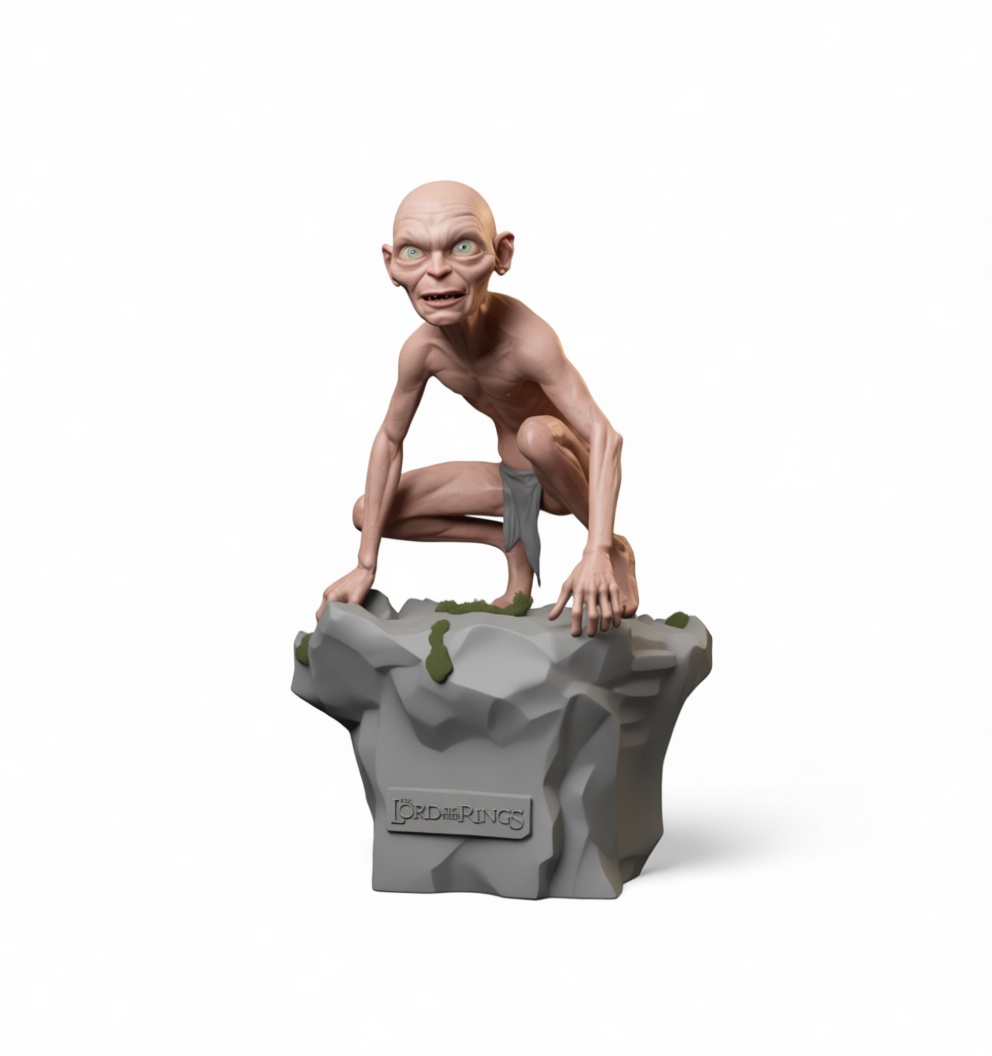 Gollum Figurine free 3D printable STL