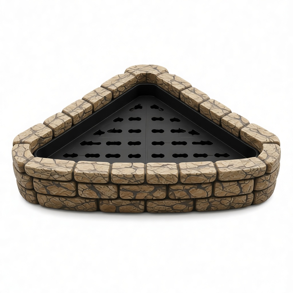 Corner Shower Shelf free 3D printable STL