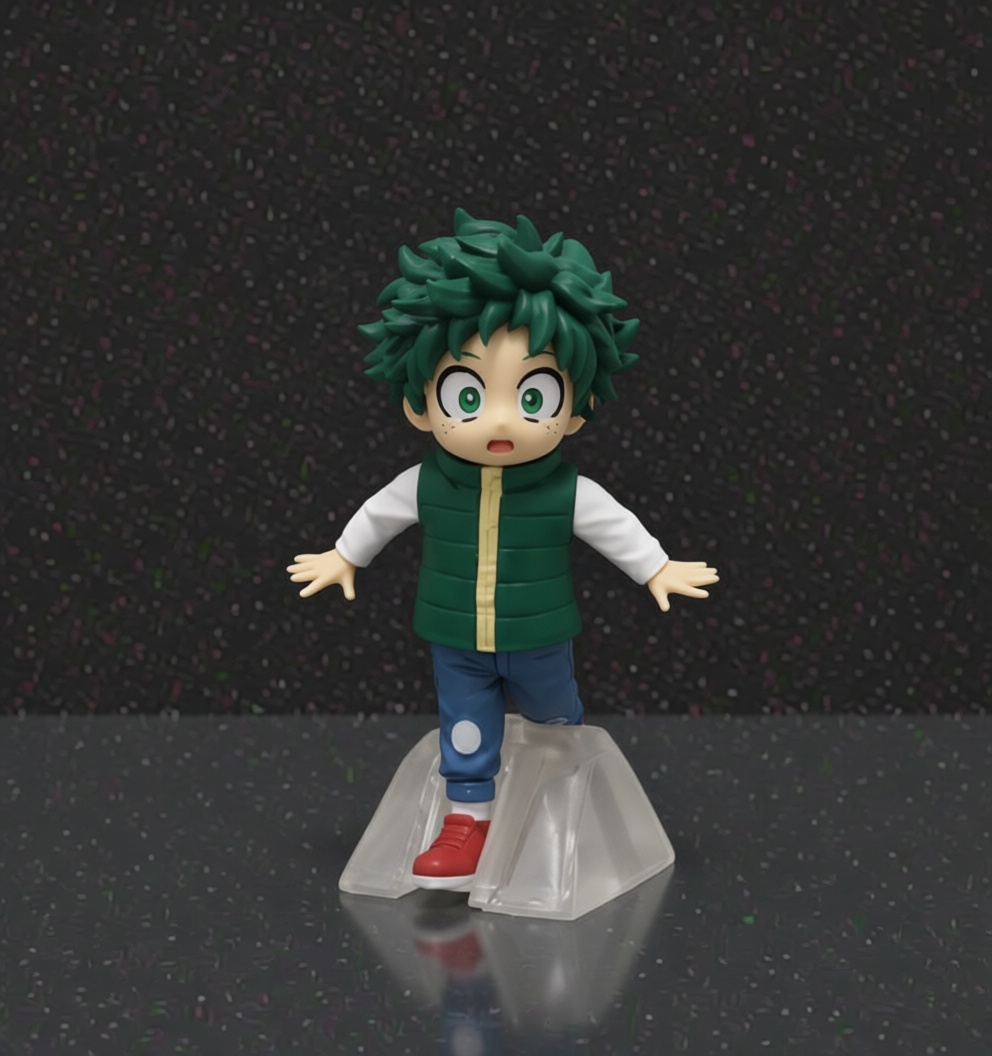 Izuku Midoriya Figurine free 3D printable STL