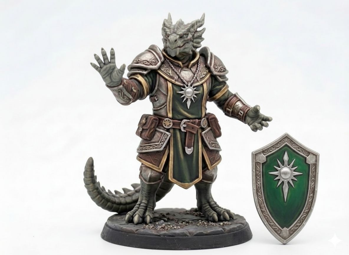 Kobold Paladin Figurine free 3D printable STL