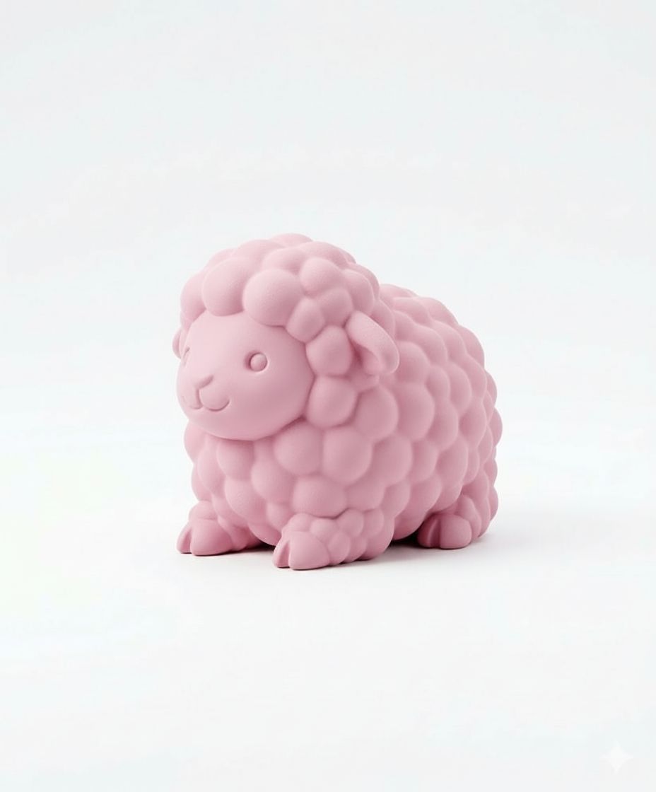 Chubby Sheep Figurine free 3D printable STL