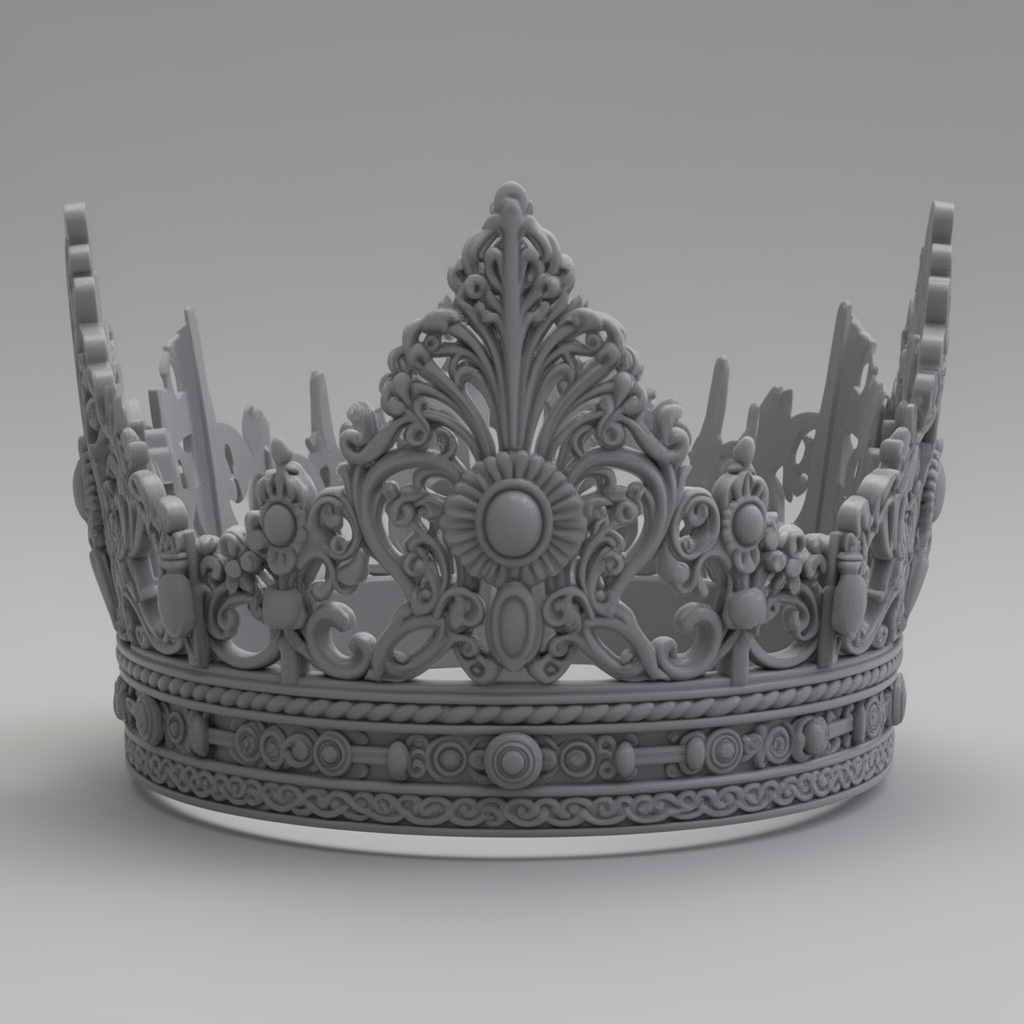 Ancient Princess Crown free 3D printable STL