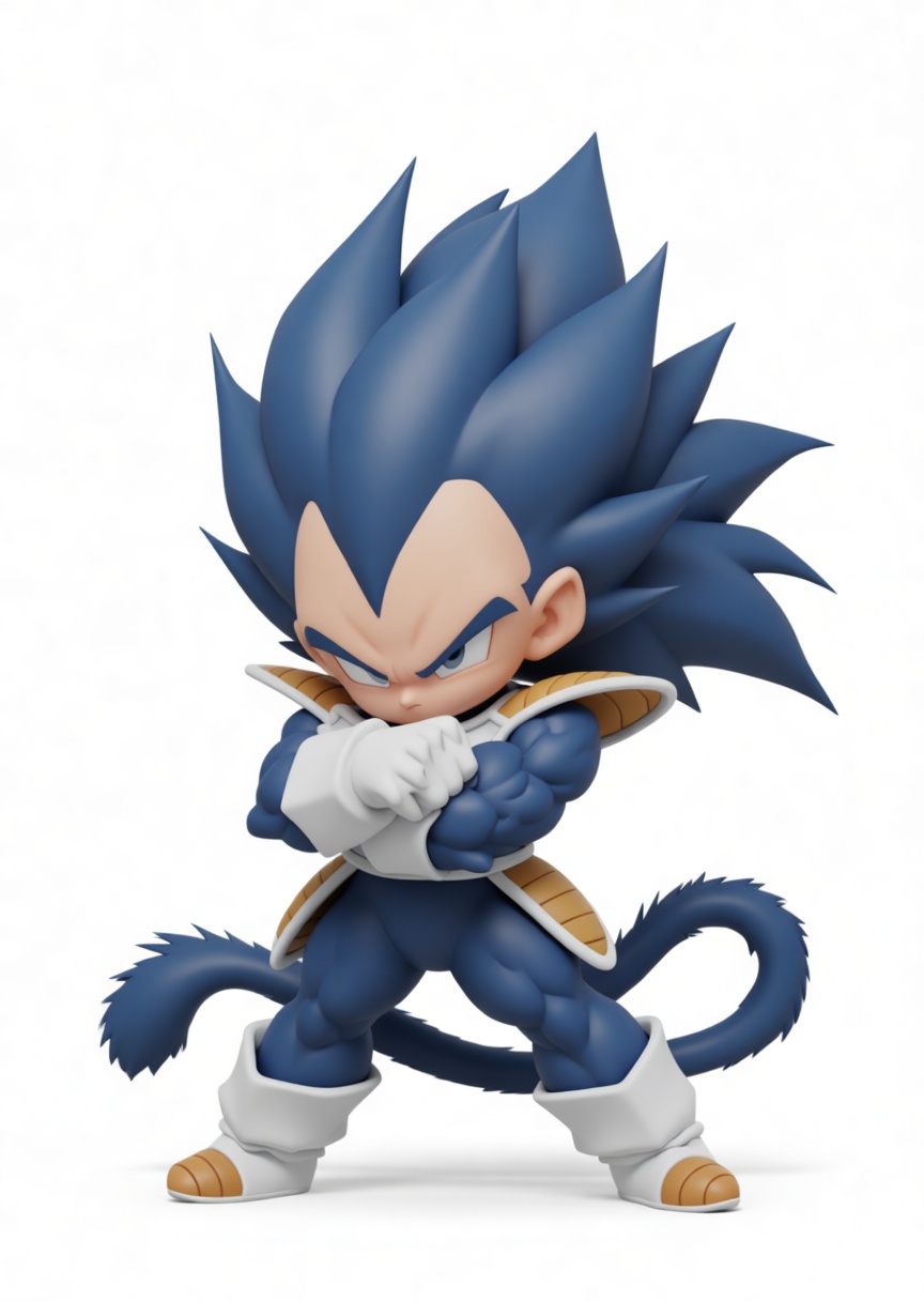 Vegeta Super Saiyan 4 Figurine free 3D printable STL