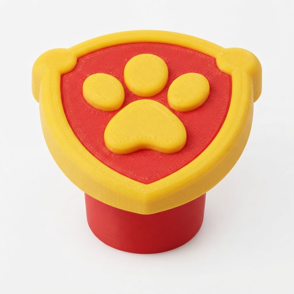 Paw Patrol Badge Cap free 3D printable STL