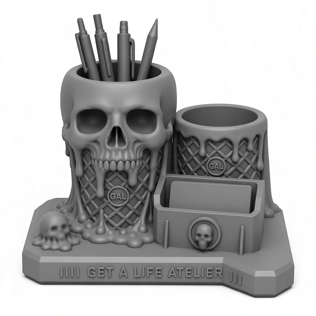 Skull Pen Holder