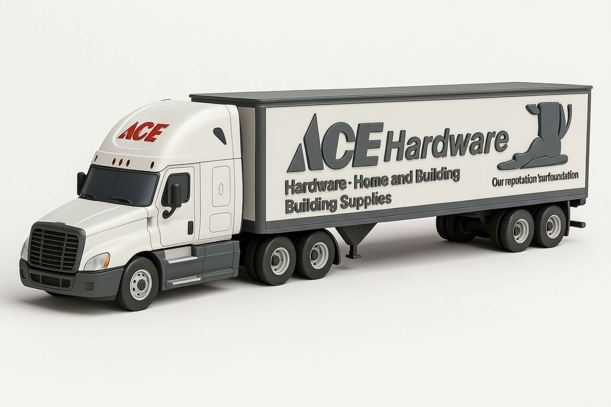 ACE Hardware Truck Model free 3D printable STL
