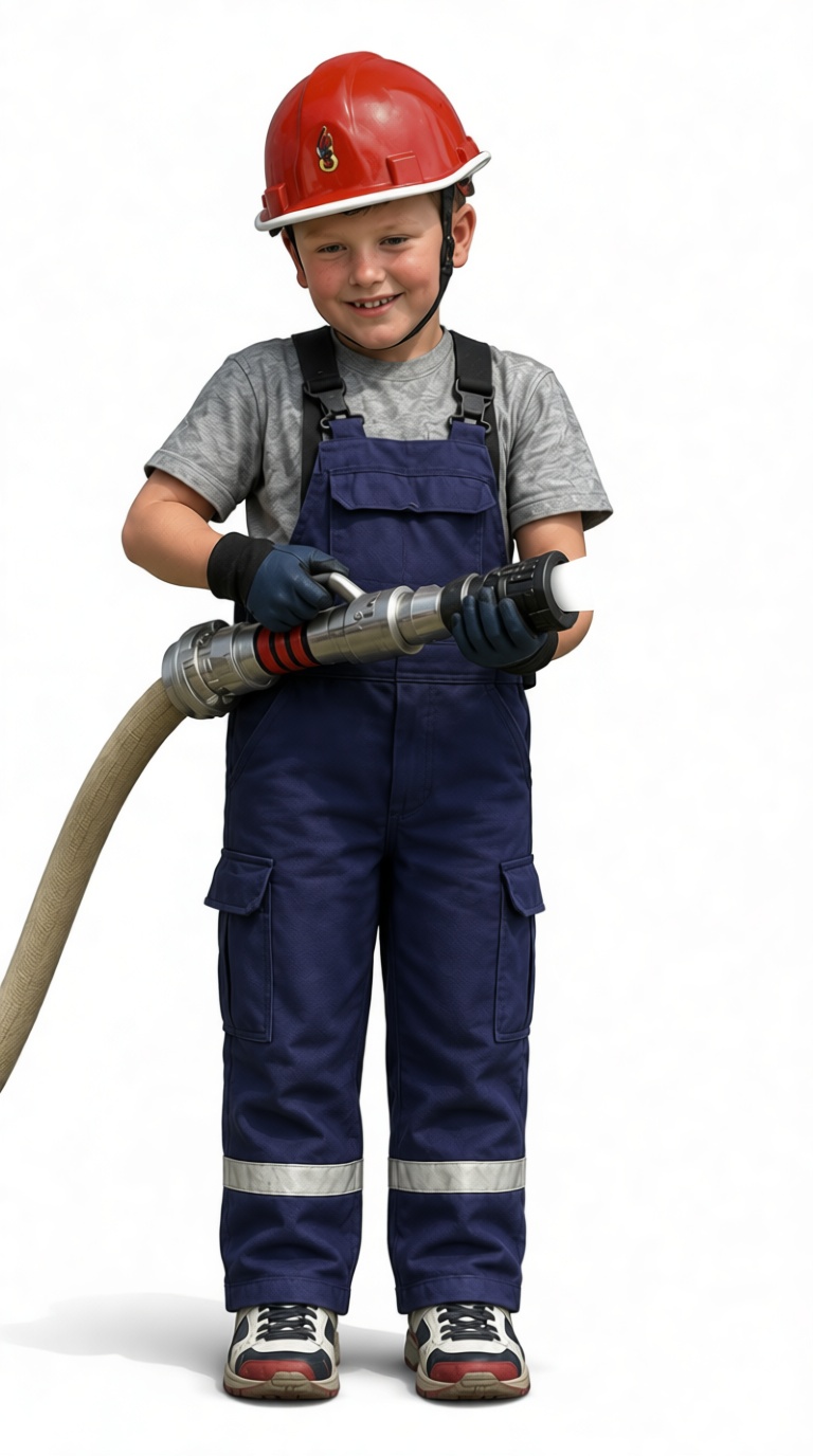 Child Firefighter Figurine free 3D printable STL