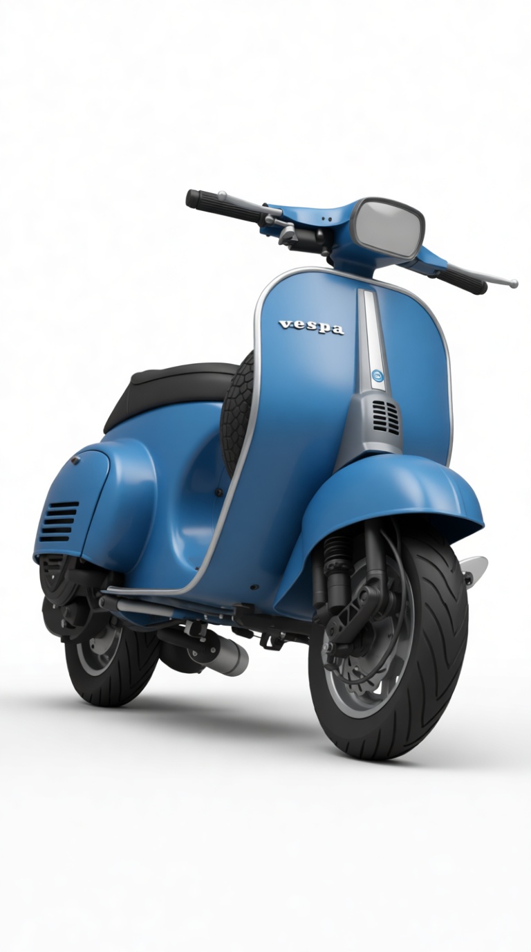 Vespa Scooter Model free 3D printable STL