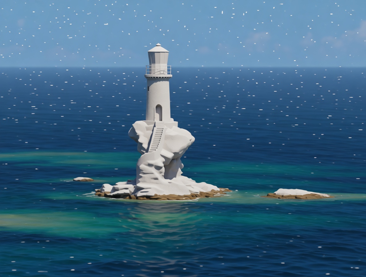 Coastal Lighthouse Model free 3D printable STL