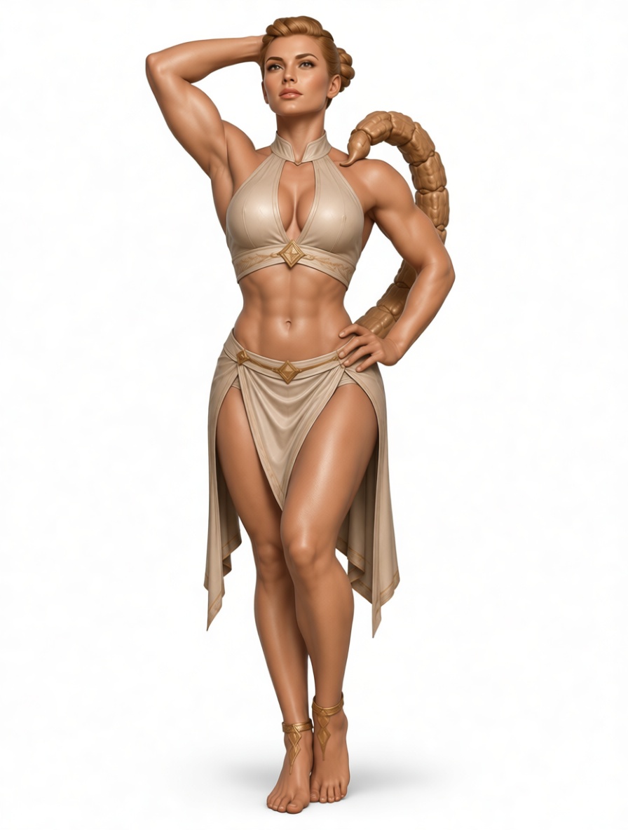 Scorpio Woman Figurine free 3D printable STL