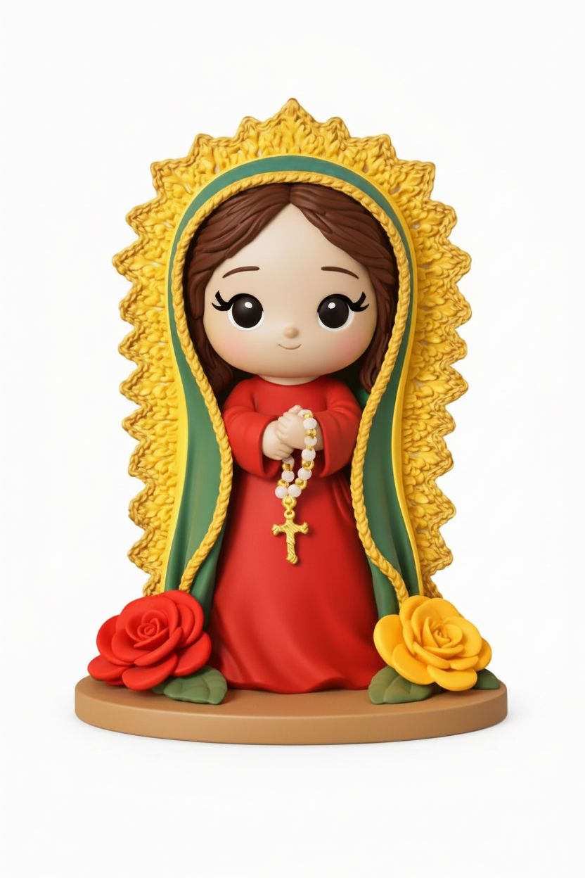 Virgin Mary Figurine free 3D printable STL