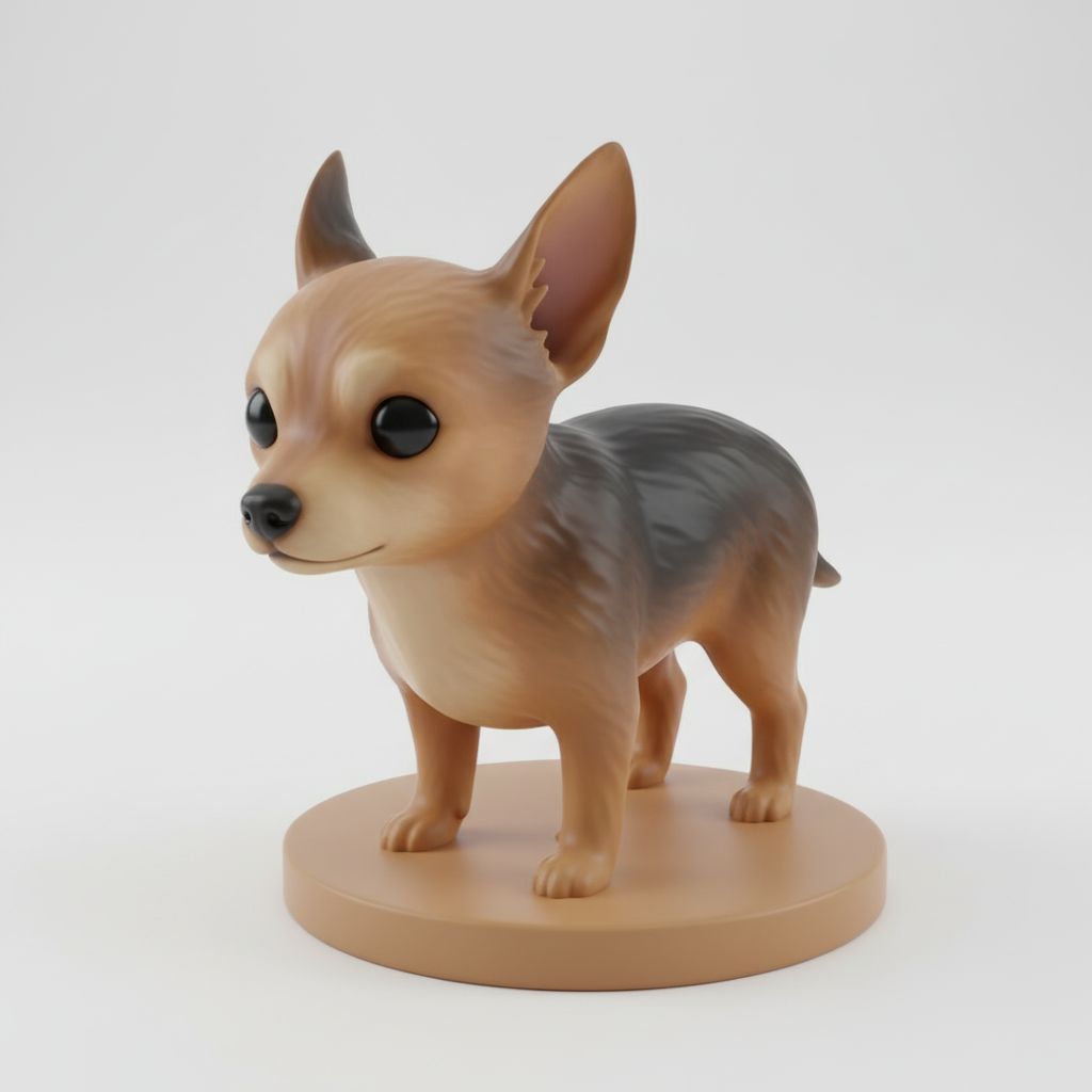 Chihuahua Dog Figurine free 3D printable STL