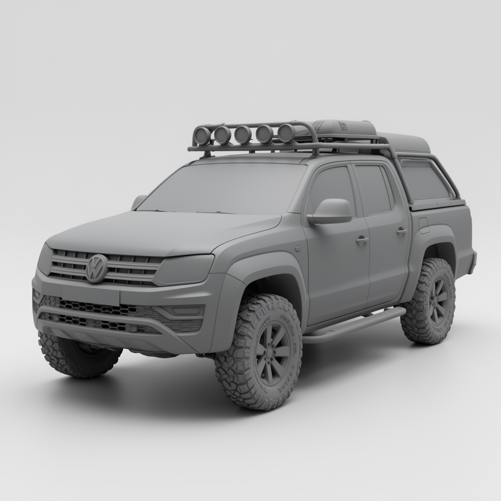 Volkswagen Amarok V6 Model free 3D printable STL