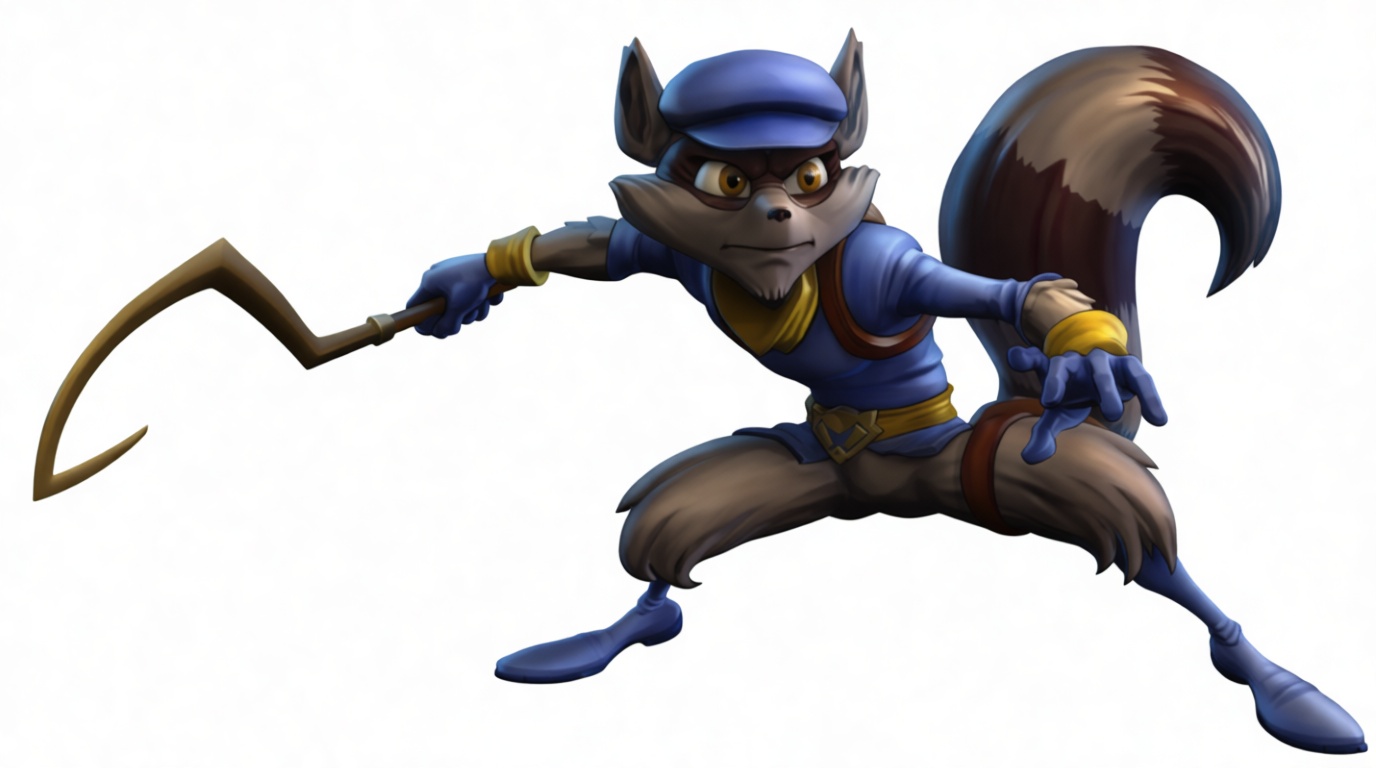 Sly Cooper Figurine free 3D printable STL
