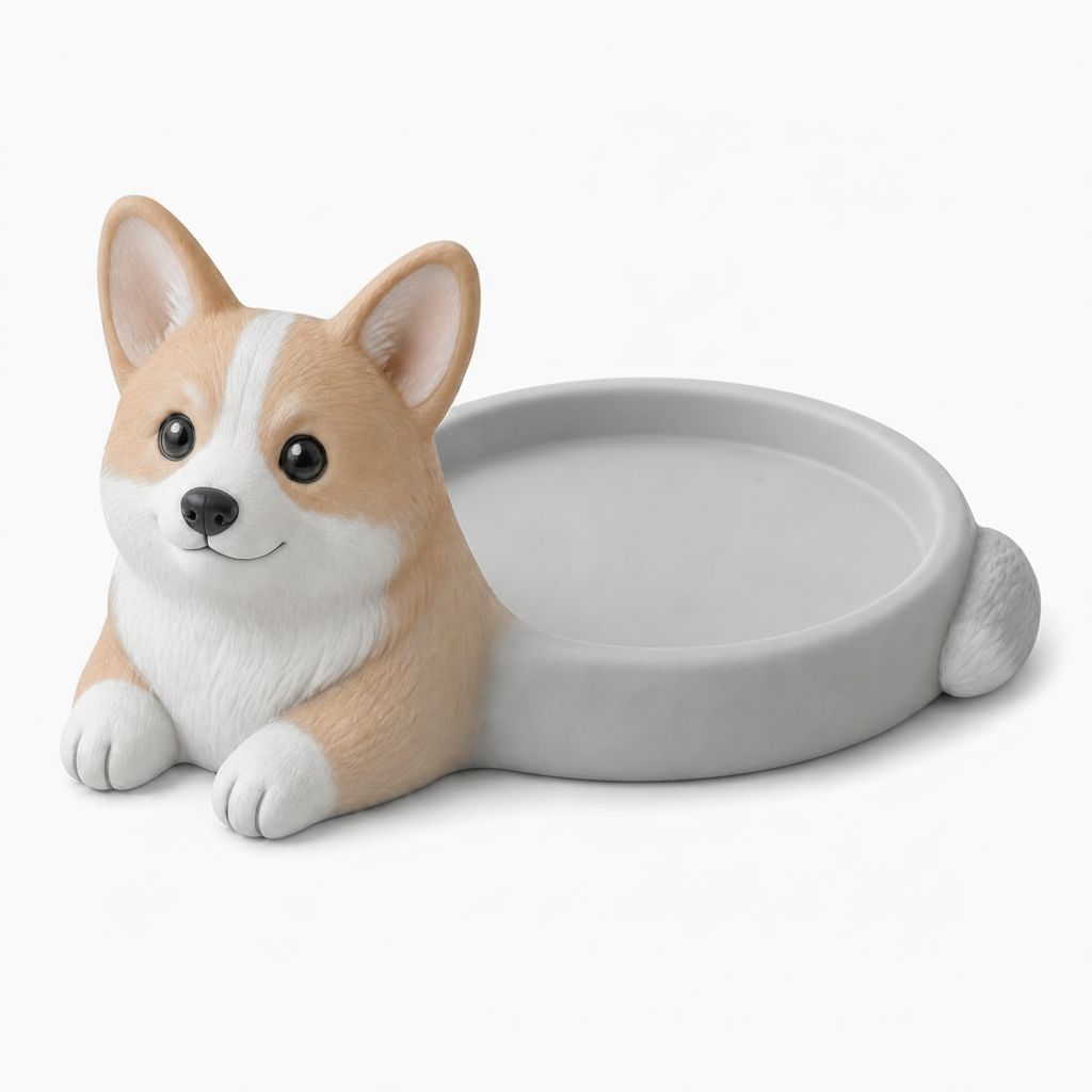 Corgi Dog Planter free 3D printable STL